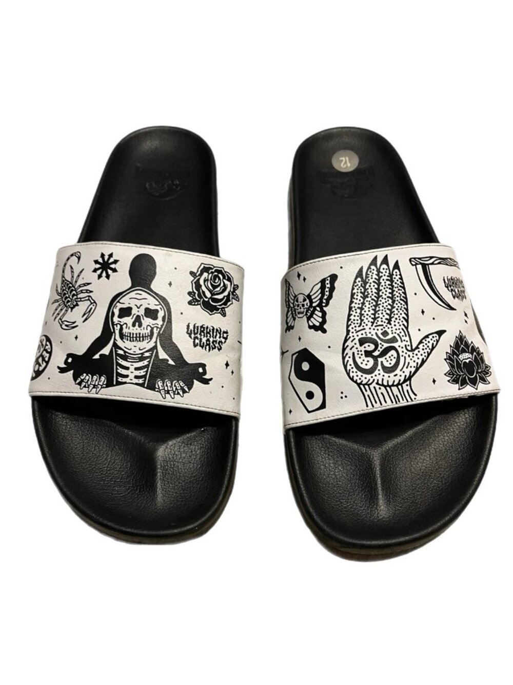 Lurking class men’s slides size 12